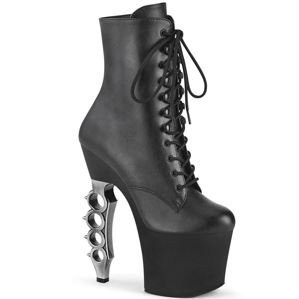 Pleaser Irongrip 1020 Lace-Up Boot