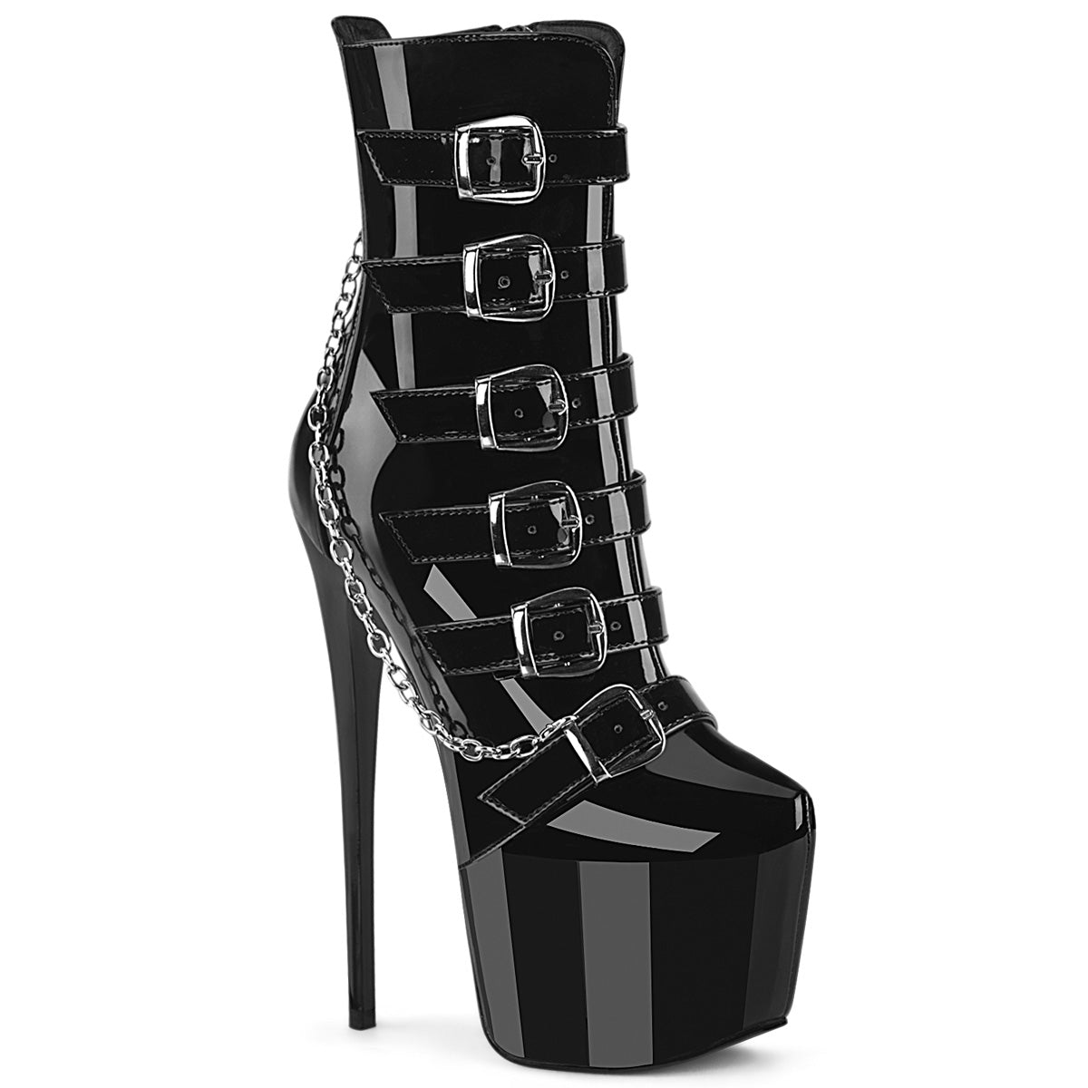 Pleaser Jubilant 1015 Strap Ankle Boot