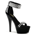 Pleaser Kiss 269RS Sandal - Black