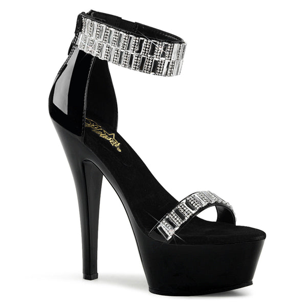 Pleaser Kiss 269RS Sandal - Black