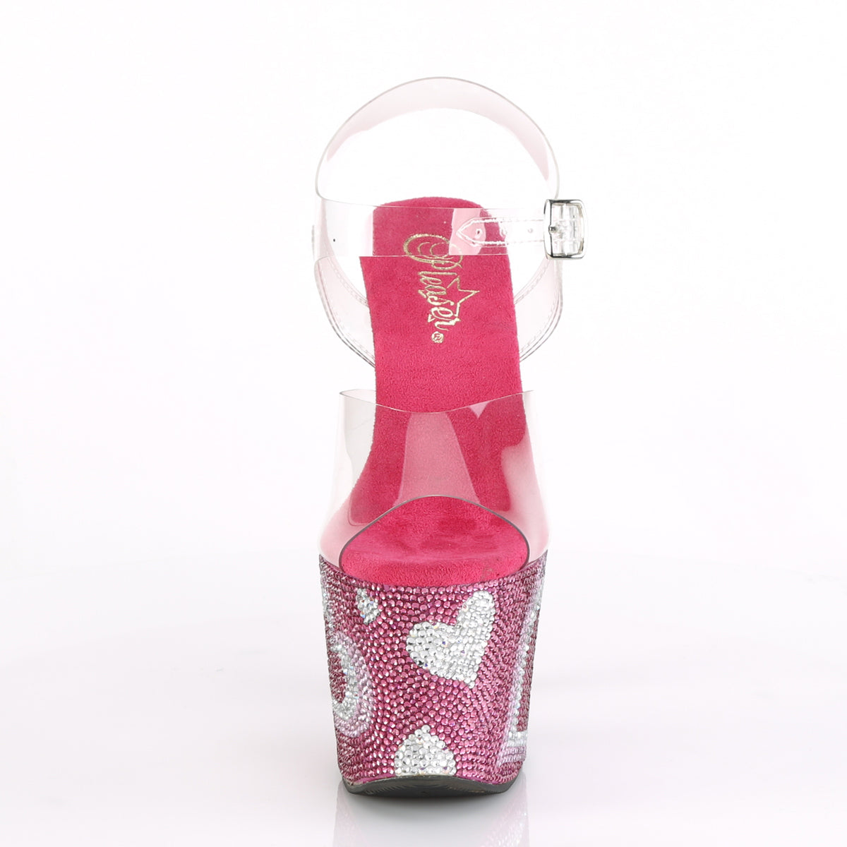 Pleaser Lovesick 708HEART Strap Sandal - Bild 2