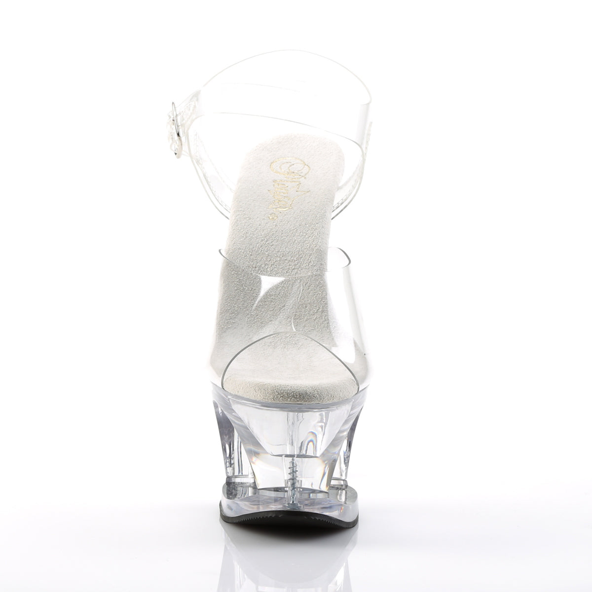 Pleaser Moon 708 Strap Sandal - Clear - Bild 2