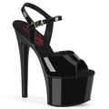 Pleaser Passion 709 Strap Sandal - Black