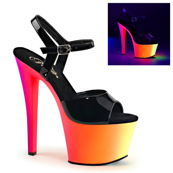Pleaser Rainbow 309UV Strap Sandal