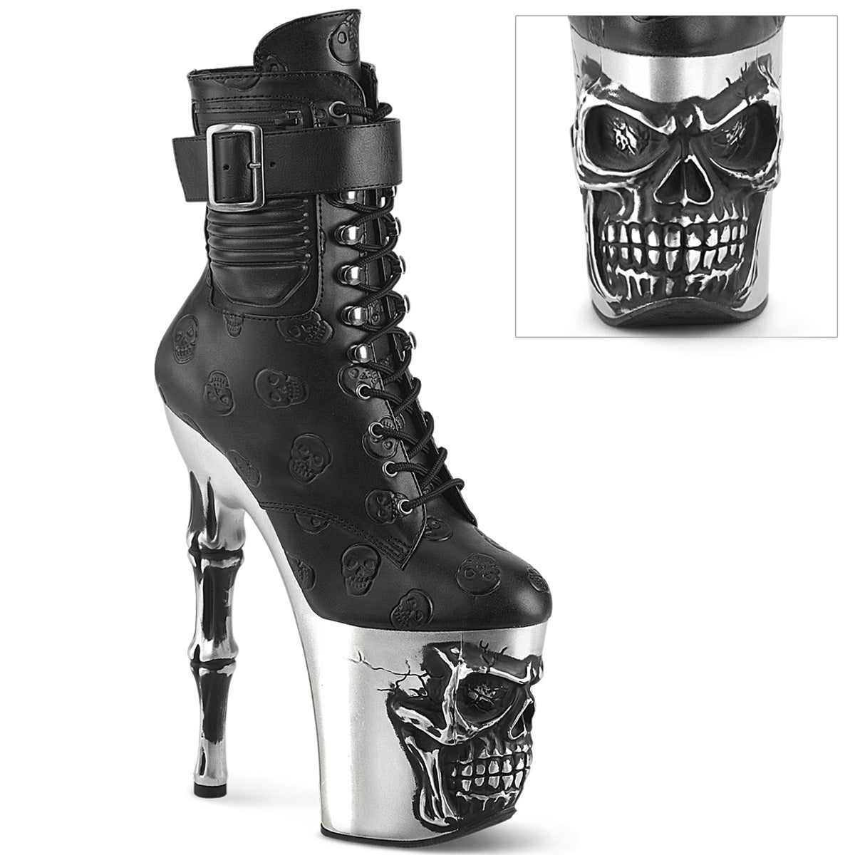 Pleaser Rapture 1020STR-02 Ankle Boot