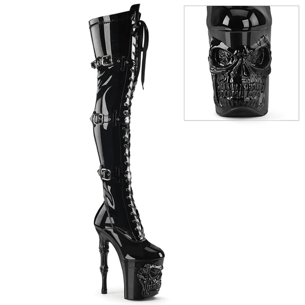 Pleaser Rapture 3028 Boot - Black