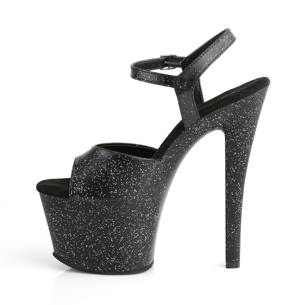 Pleaser Sky 309MMG Glitter Sandal - Black - Bild 3