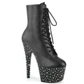 Pleaser Stardance 1020 Lace-Up Ankle Boot - Black
