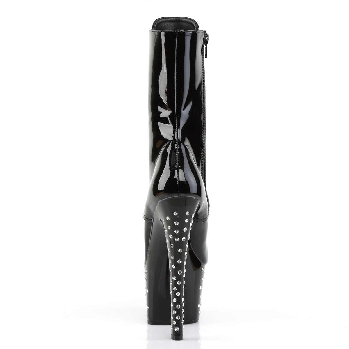 Pleaser Stardust 1020-7 Lace-Up Ankle Boot - Black - Bild 4