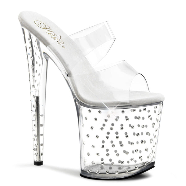 Pleaser Stardust 802 Slide - Clear