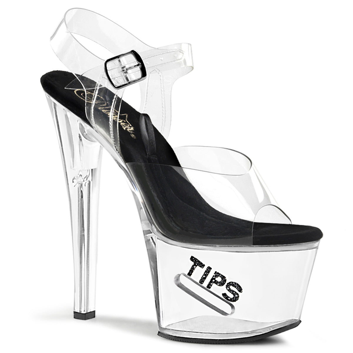 Pleaser Tipjar 708-5 Strap Sandal