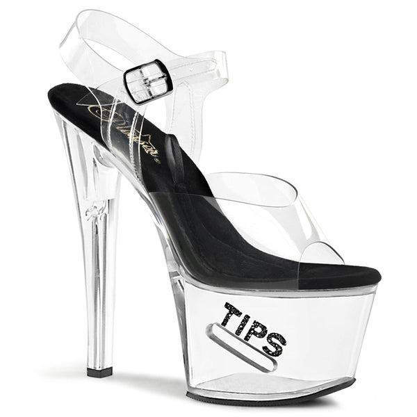 Pleaser Tipjar 708-5 Strap Sandal