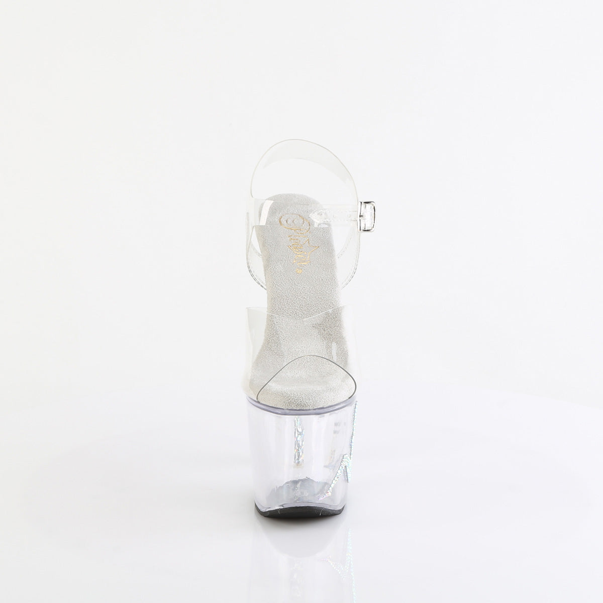 Pleaser Unicorn 708TGRS Strap Sandal - Clear - Bild 4