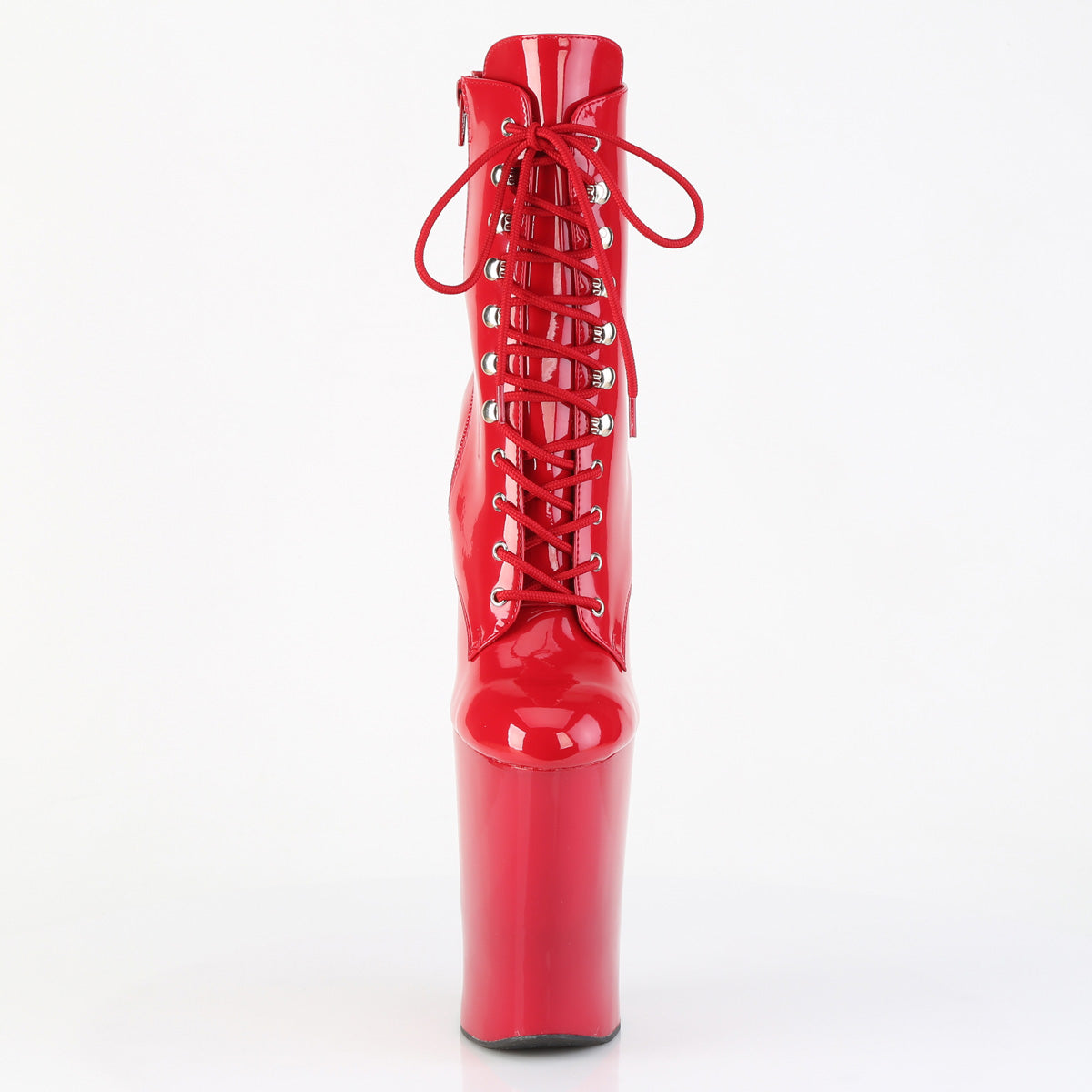 Pleaser Worship 1020 Lace-Up Ankle Boot - Red - Bild 2